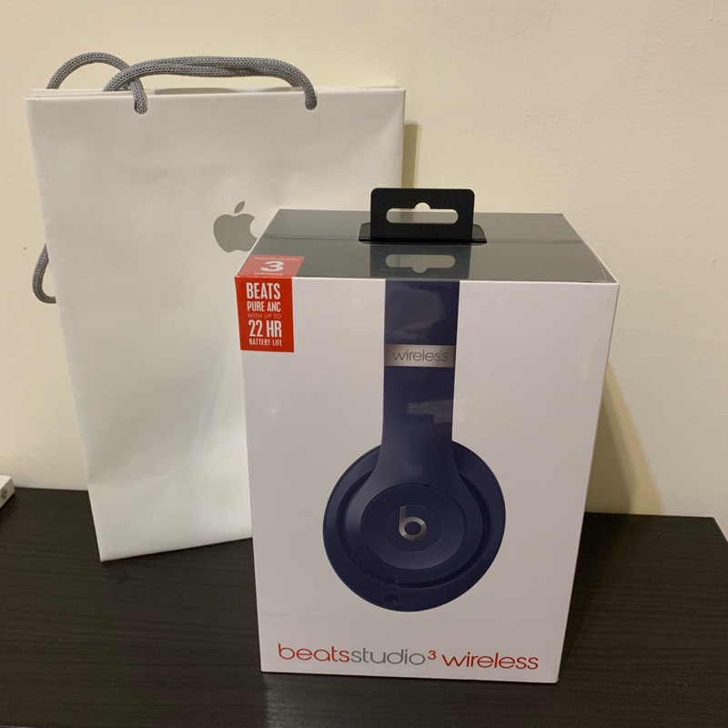 Beats Studio3 Wireless 頭戴式耳機-藍色（保證正品101 Apple正櫃商品）