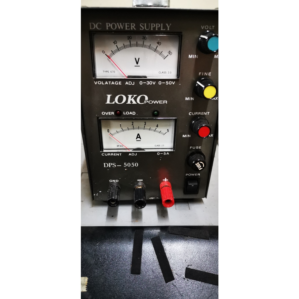 二手 LOKO DPS-5050 指針式直流電源供應器 50V 5A