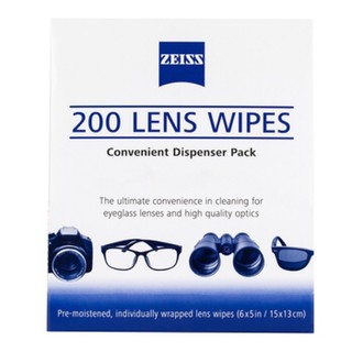Zeiss 鏡面擦拭紙 Zeiss Lens Wipes 200張 好市多直寄含運