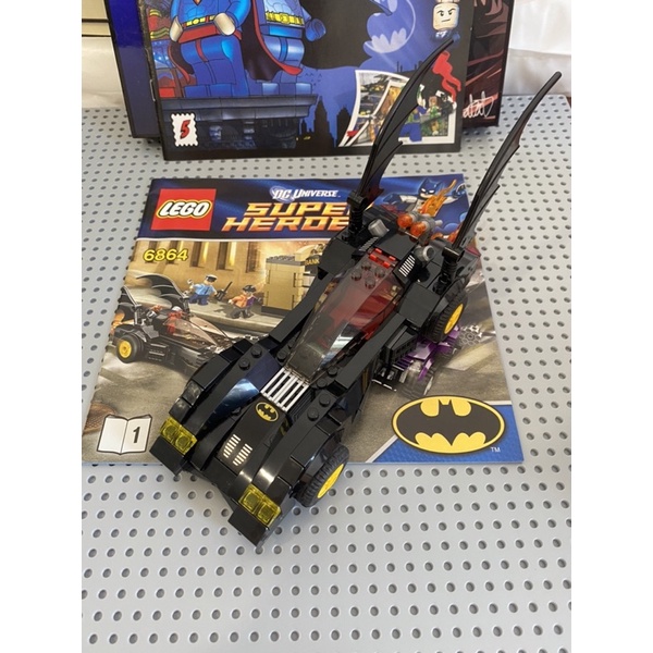 ［絕版］Lego 樂高 6864 Batman 蝙蝠俠 superheroes DC 超級英雄系列 蝙蝠車 載具