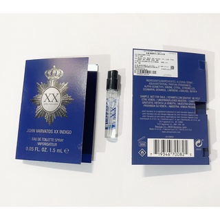 John Varvatos 皇家湛藍男性淡香水針管(1.5ml) 特價49