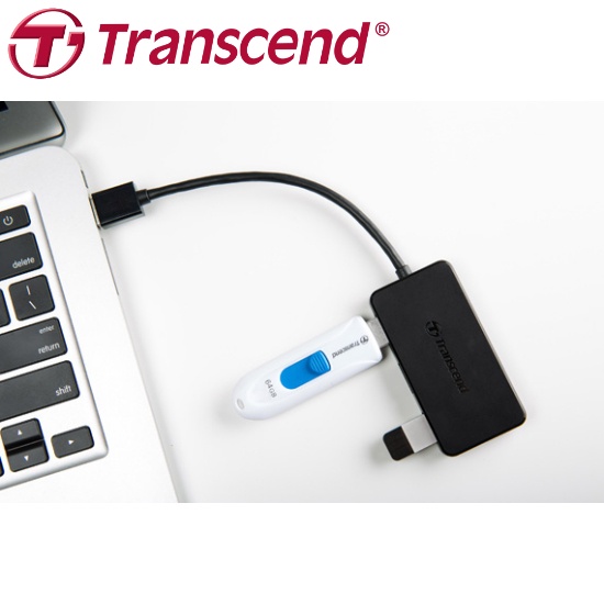 【台灣保固】Transcend 創見 HUB2 高速 USB 3.1 Gen1 集線器 Type-A  4埠