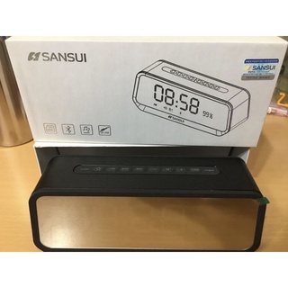 Sansui/山水 T26無線藍芽音箱 手機插卡鬧鐘 迷你小音響