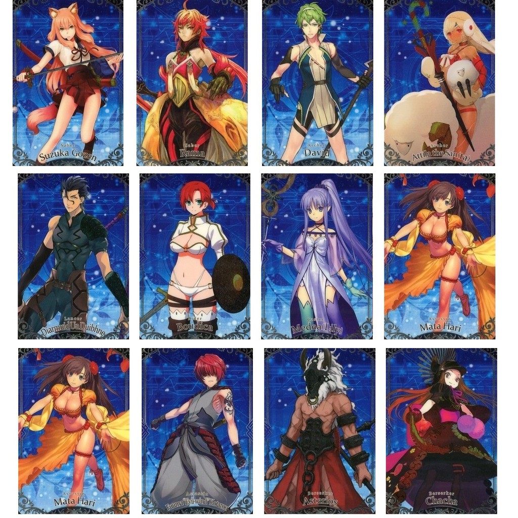 現貨 威化fgo第5彈n卡 Fate 食玩收集鈴鹿御前聖誕阿提拉布姐布狄卡美迪亞莉 5308商店 蝦皮購物