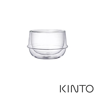 伴桌｜KINTO KRONOS 雙層玻璃茶杯 200ml 雙層玻璃杯
