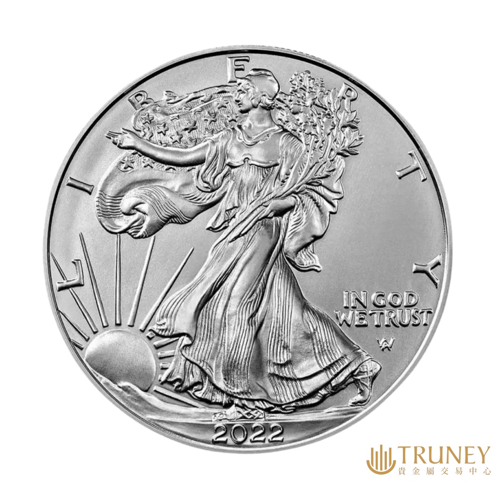 【TRUNEY貴金屬】2022美國鷹揚紀念性銀幣1盎司 / 約 8.294台錢