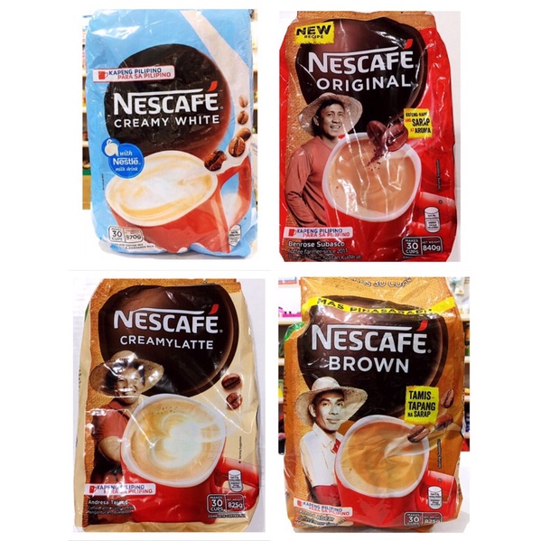 菲律賓🇵🇭Nescafe Creamy White Coffee 雀巢 咖啡 三合一即溶白咖啡 拿鐵 原味