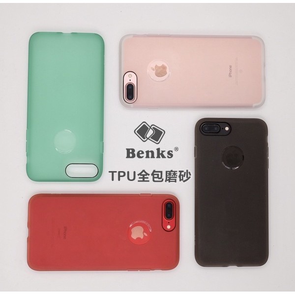 【優狐3C配件】Benks 邦克仕TPU全包磨砂半透防摔殼 iPhone 7/8 &amp; 7/8 Plus