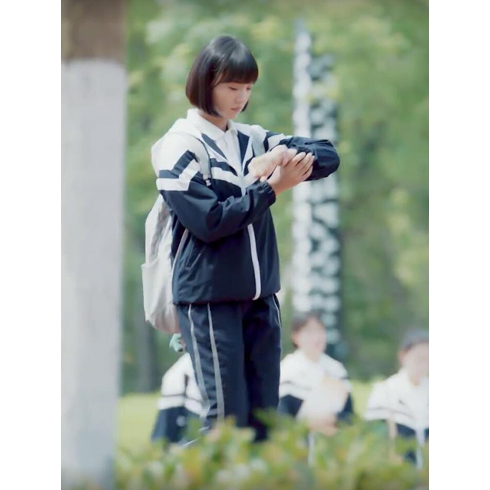 男生 女生運動休閑服 時光與你都很甜同款校服中學生班服高中學生運動會外套初中生校服運動服休閑衣服 蝦皮購物