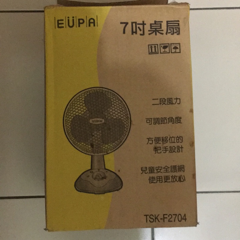 EUPA 7吋桌扇 TSK-F2704