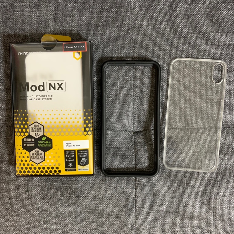 [極新二手現貨] iPhone XS MAX 犀牛盾新款MOD NX黑色