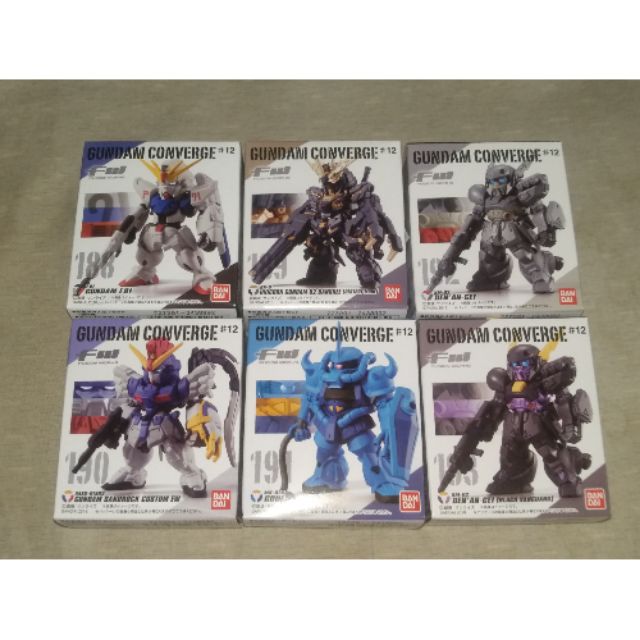 Fw Gundam Converge 12 全套6隻大全套全新未拆 蝦皮購物