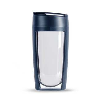 澳洲 MOUS Fitness 運動健身搖搖杯- 海軍藍 健身杯 隨行杯 運動水壺 高蛋白粉杯 乳清蛋白杯 刷子