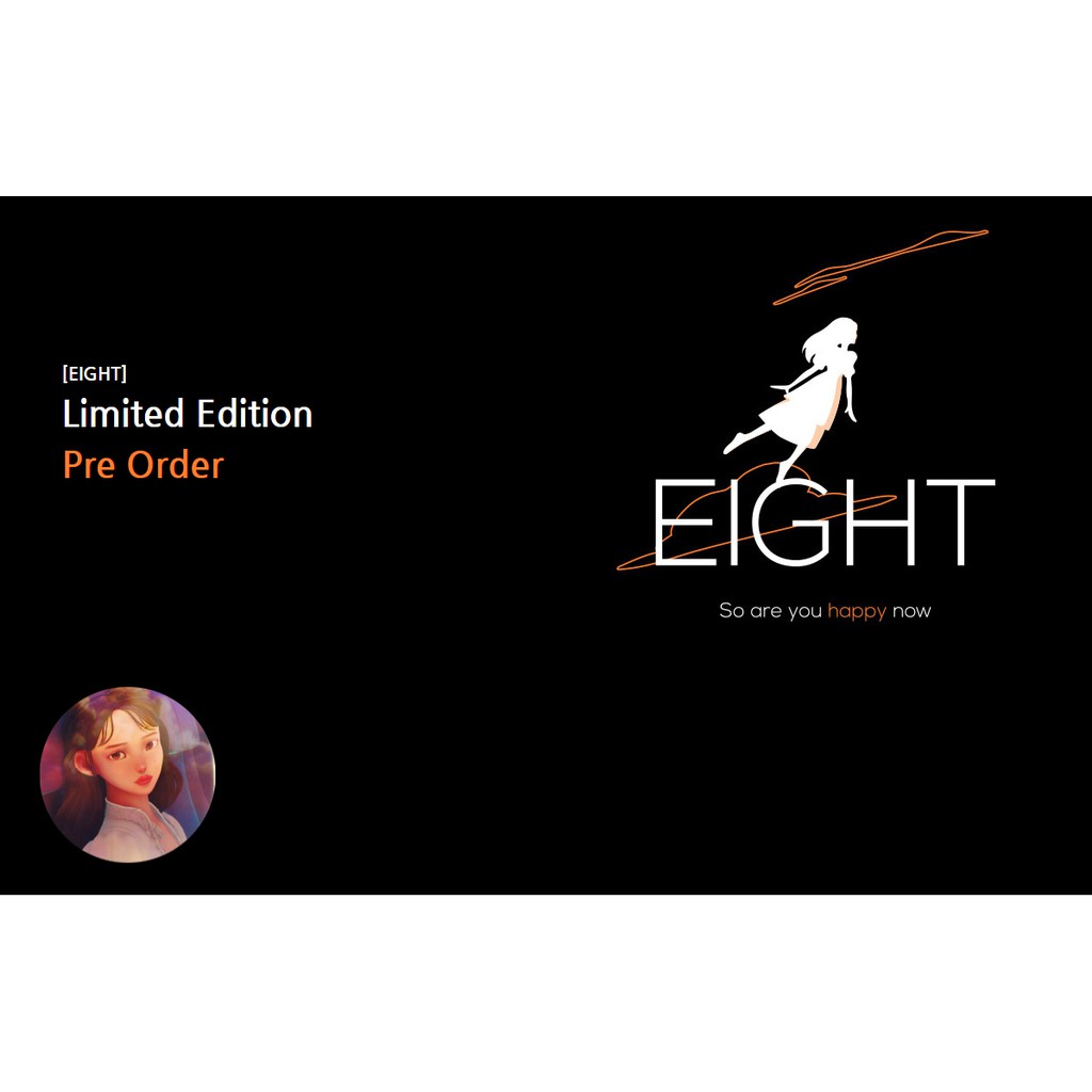(現貨) IU 數位單曲 "EIGHT" 官方 周邊 短T 徽章組