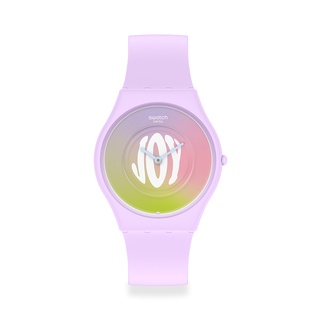 【SWATCH】SKIN超薄 生物陶瓷 手錶 TIME FOR JOY 34mm 瑞士錶 男錶 女錶 SS09V101