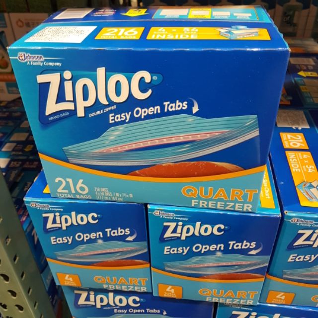ZIPLOC密保諾冷凍保鮮雙層夾鏈袋17.7×18.8cm(54入×4盒)