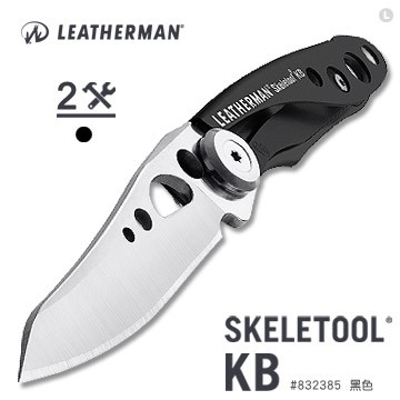 【電筒魔】全新 公司貨 Leatherman SKELETOOL KB 平刃 折刀 #832385 黑色 原廠保固