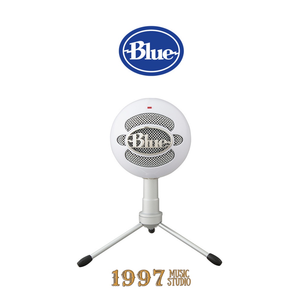 【𝟏𝟗𝟗𝟕 𝐌𝐮𝐬𝐢𝐜】全新公司貨 美國 Blue Snowball ice 小雪球 USB電容式麥克風 亮白色