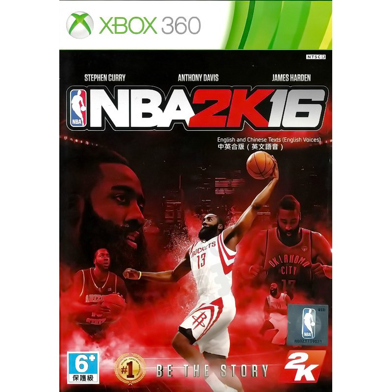 【二手遊戲】XBOX360 美國職業籃球賽 2016 NBA 2K16 中文版【台中恐龍電玩】