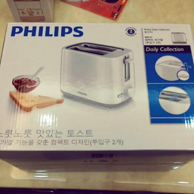 全新 PHILIPS 烤麵包機 HD2595