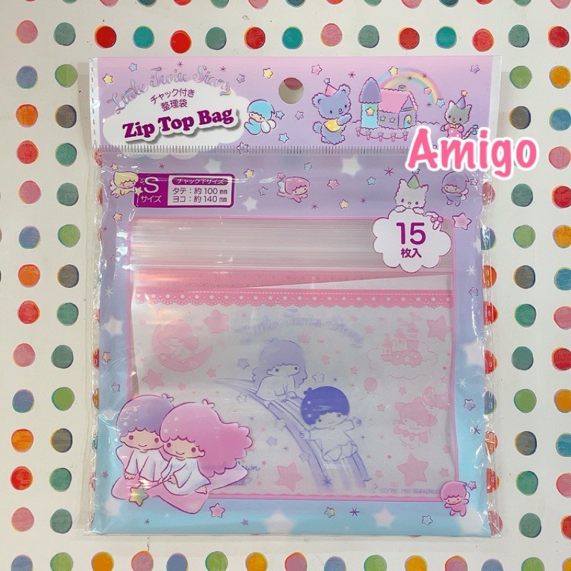 日本 三麗鷗 雙子星 雙星仙子 kikilala 夾鏈袋 收納袋 資料袋 塑膠袋 整理袋