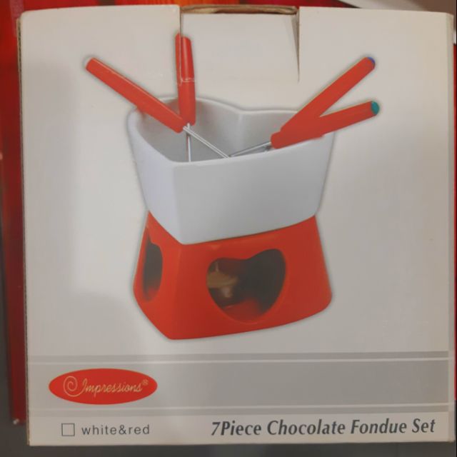 impressions chocolate fondue set(印象巧克力火鍋組)