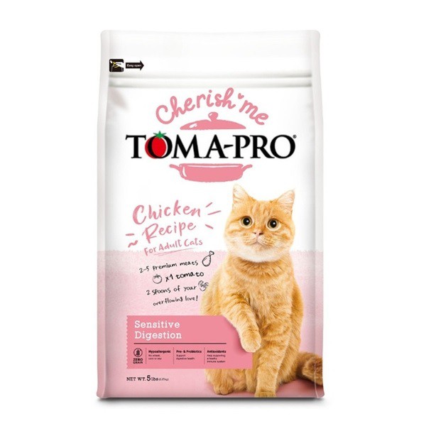 TOMA-PRO 優格 親親系列-成貓腸胃敏感配方5磅(2.27公斤) / 13.2磅(6公斤) 貓飼料