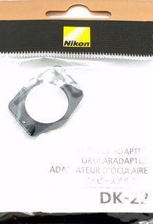 又敗家Nikon原廠方型轉圓型DK-22眼罩轉接器眼杯尼康原廠眼罩適D780 D7500 D5600 D610 FM10