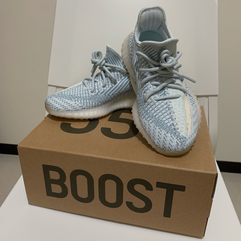 Adidas yeezy 350 v2 boost Cloud White CloWht 雲白 冰藍