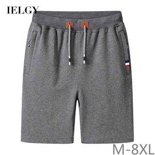 IELGY 男士休閒短褲褲簡約寬鬆休閒薄款運動褲