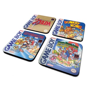 任天堂 GAMEBOY 經典遊戲卡帶進口杯墊組