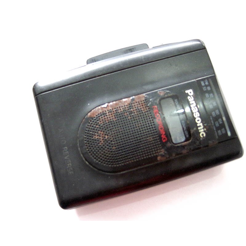 Panasonic RQ-A170 國際牌 收錄音機 卡帶 隨身聽 廣播 二手 故障 生鏽 零件 機 懷舊道具