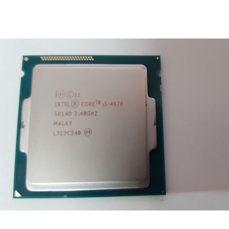 intel Core i5四代 i5-4670 1150腳位 4核心CPU+原廠銅芯散熱風扇 2手良品