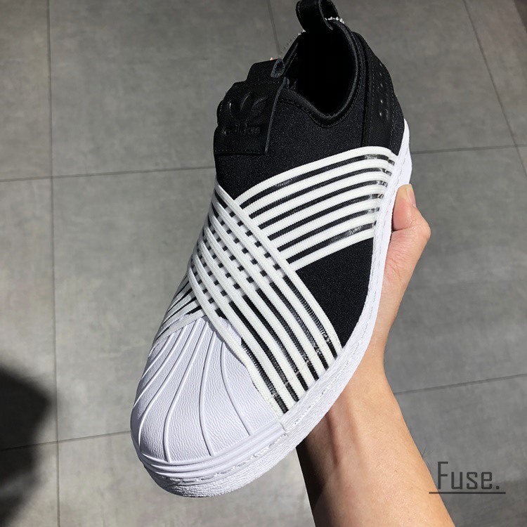 D96703 黑白愛迪達Adidas Originals Superstar Slip On W | 蝦皮購物