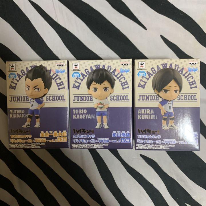 日本直送二手排球少年 公仔模型影山飛雄金田一勇太郎國見英 蝦皮購物