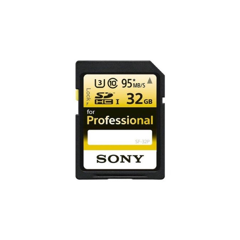 Sony 攝影專用 相機 記憶卡 SD Card 32GB SF-32P-T1 32 GB(全新公司貨）