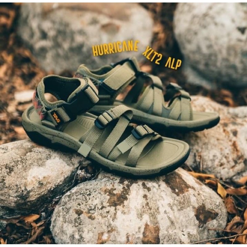 TEVA Hurricane XLT2 ALP 機能運動涼鞋 戶外涼鞋 男-橄欖綠