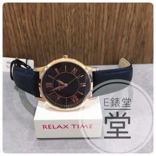 可議價!!!RELAX TIME 學院風格 情侶對錶-小(RT-58-17L)部落客推薦款 黑面 玫瑰金 36mm