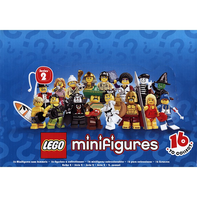 [全新絕版] LEGO 8684 Minifigures Series 2 樂高 人偶抽抽樂 第二代 整套16隻