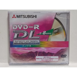 三菱 MITSUBISHI DVD-R DL 單面雙層 燒錄片 單片盒裝