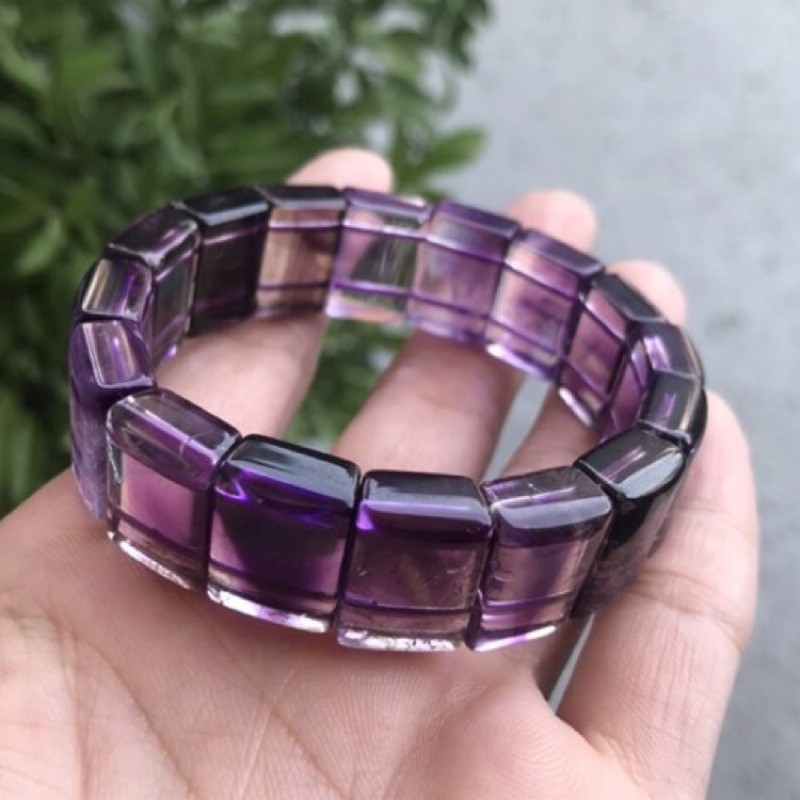 小妹寶的水晶收藏-罕見紫超七手排