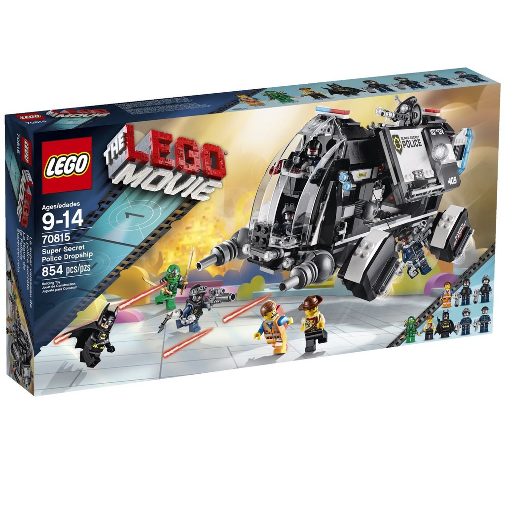 （拆盒選店到店）Lego 70815 樂高玩電影 Super Secret Police Dropship