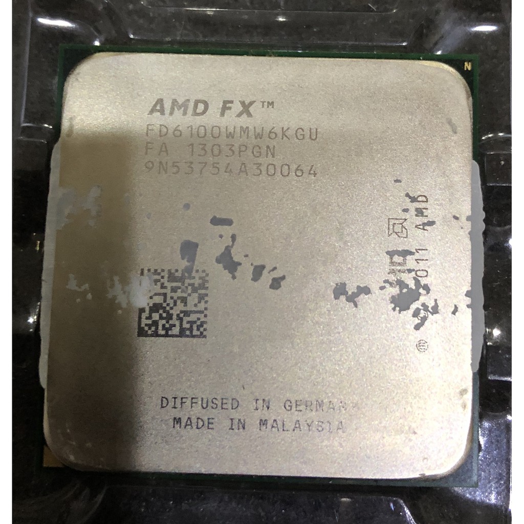 二手 良品 cpu AMD AM3+ 堆土機 FX-6100  處理器