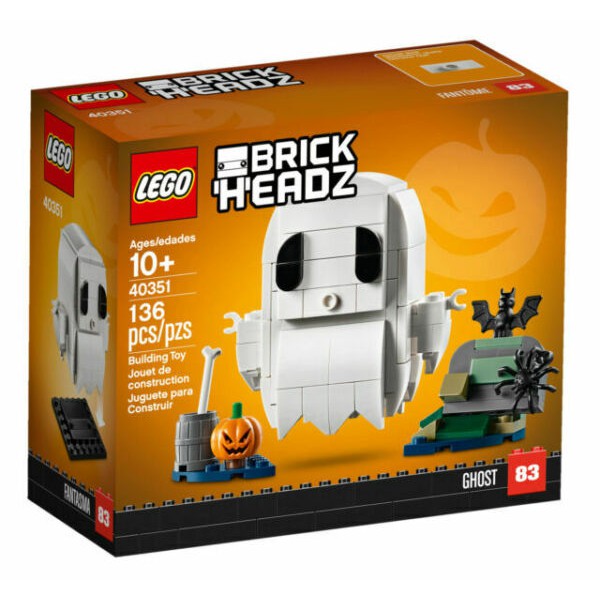 【全新現貨】LEGO 樂高 盒組 40351 幽靈 萬聖節 #83 鬼 小幽靈 Brickheadz 大頭