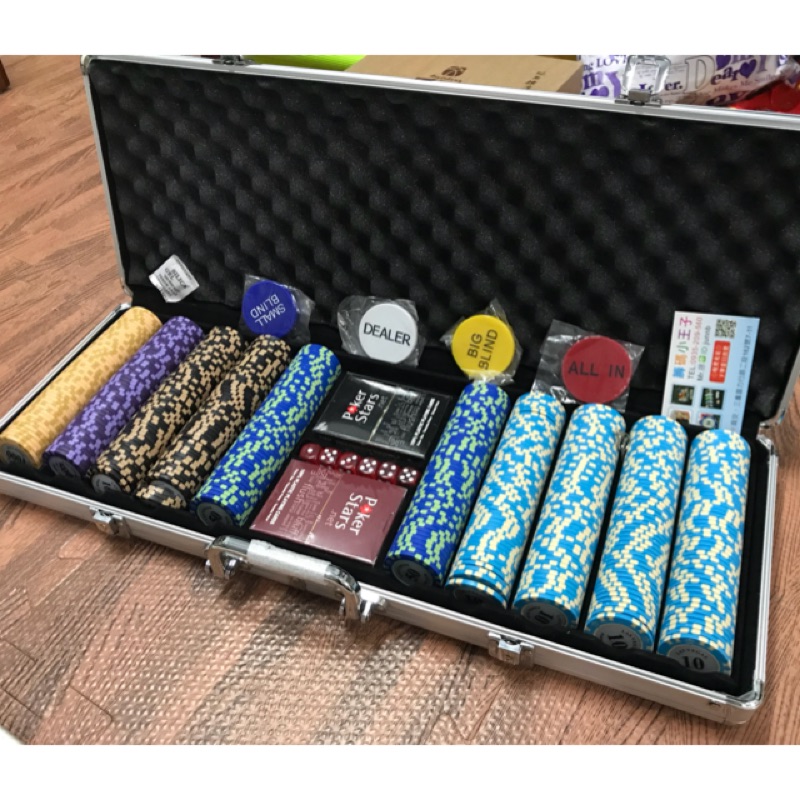 籌碼組500片現貨 德州撲克籌碼 蝦皮購物