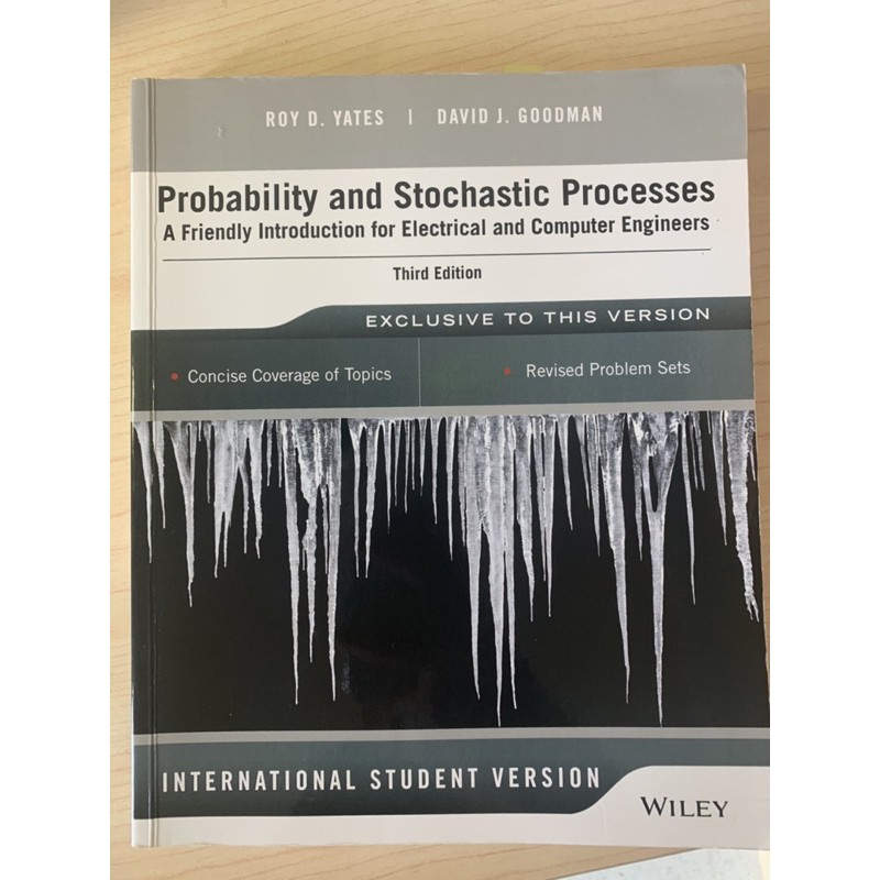 機率學 工程機率 第三版Probability and Stochastic Processes