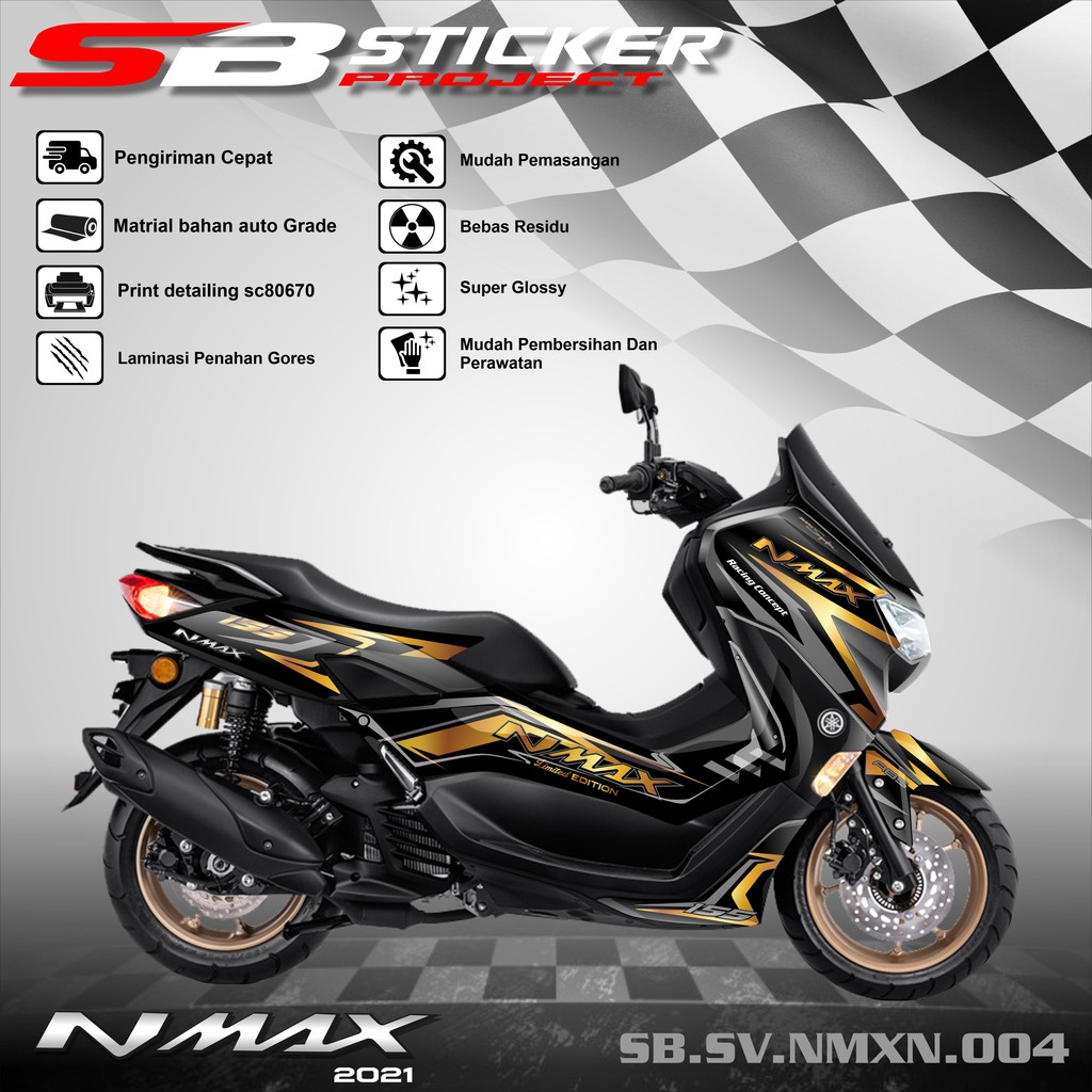 山葉 條紋 NMAX NEW 2021 貼紙條紋變化列表 Yamaha NMAX NEW 2021 RACING 004