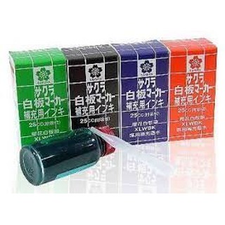 +富福里+櫻花 SAKURA 白板筆水 黑.藍.紅.綠 色 白板筆 補充水 補充液