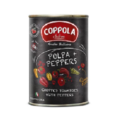 COPPOLA 甜椒切丁番茄基底醬(無鹽)COPPOLA POLPA + PEPPERS 400g