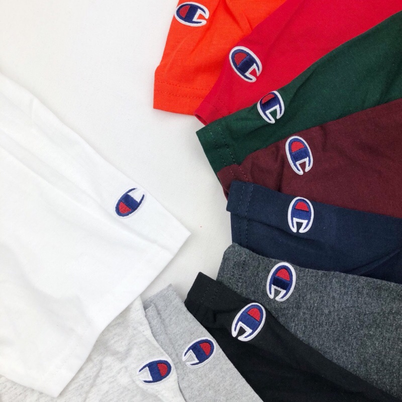 Champion 冠軍 T425 美規 6.1 oz 刺繡logo 素T 上衣 短袖 t恤 情侶衣 短袖 全尺寸